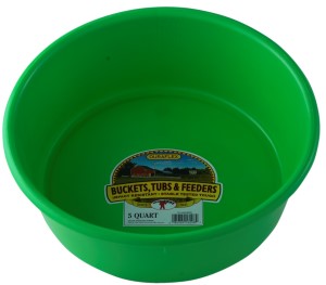 5 QT Plastic Pan (Lime Green)