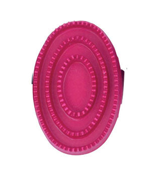 Rubber Curry Comb Red