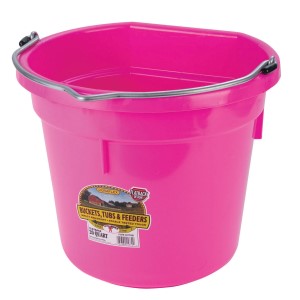 20 Qt Flat Back Bucket (Pink)