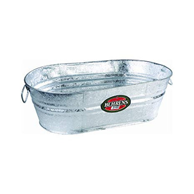 10.5 Gal Galvanized Oval Wash Tub (CLEARANCE)
