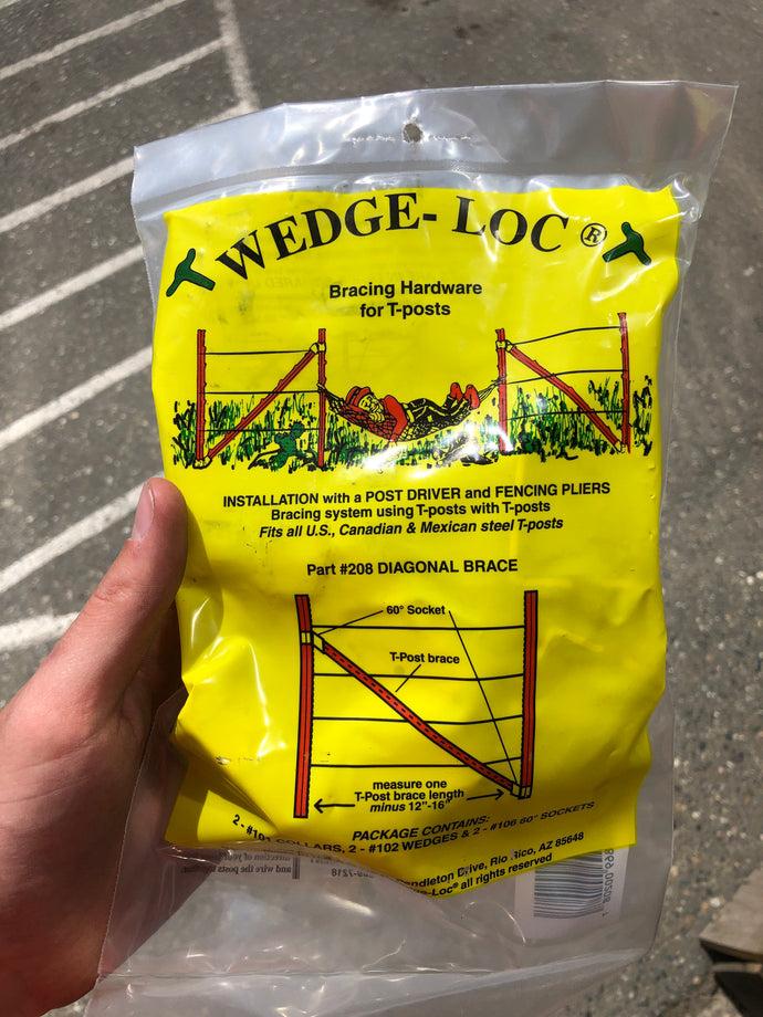 Wedge-Loc T-Post Angle Brace Kit