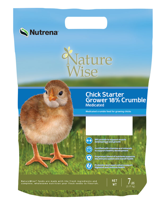 NatureWise Chick Starter 7 LB (Medicated)