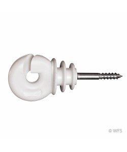 25pk White Screw-In Ring Insulator*